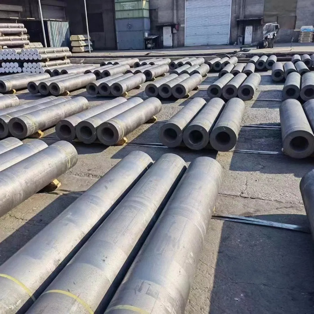 Graphite Electrode RP400 RP450 RP550 Graphite Electrode with Nipple2