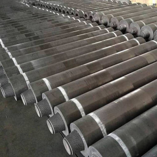 UHP Dia 350mm Graphite Electrode with Nipple for Lf or Eaf